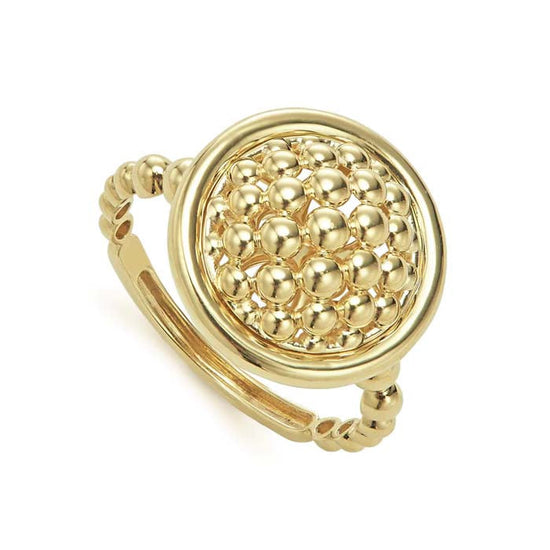 LAGOS Gold Caviar Ring in 18K Yellow Gold