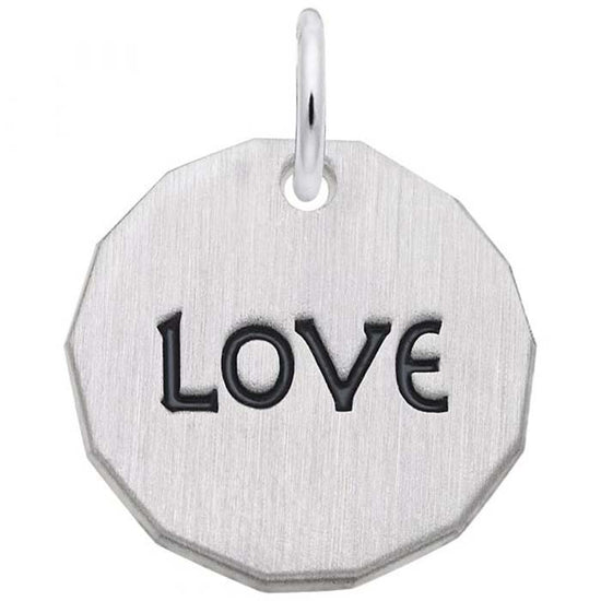 Rembrandt Love Charm in Sterling Silver