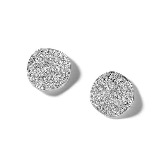 Ippolita .53CTW Stud Earrings "Stardust" Collection in Sterling Silver
