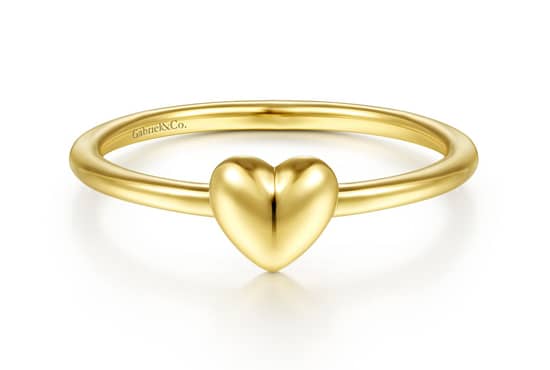 Promise ring with heart