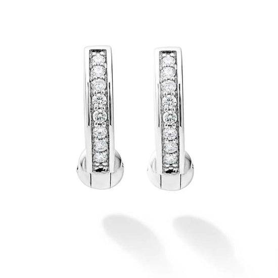 LAGOS Diamond Huggie Earrings in Sterling Silver