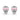 LAGOS Pink Ceramic Caviar Omega Clip Earrings in Sterling Silver