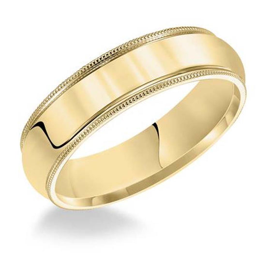 Goldman Wedding Band in 14K Yellow Gold