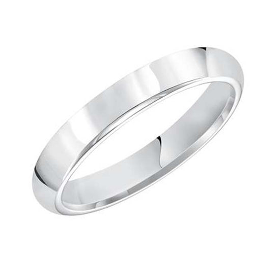 Goldman 4MM Wedding Band in 14K White Gold