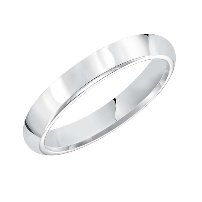 Goldman Wedding Band in 14K White Gold