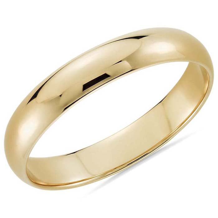 Goldman Wedding Band in 14K Yellow Gold