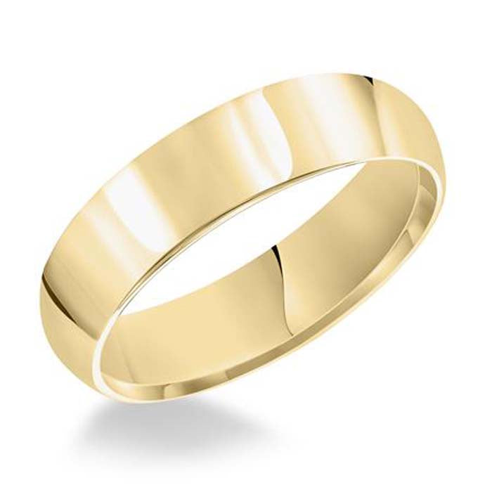 Goldman Wedding Band in 14K Yellow Gold