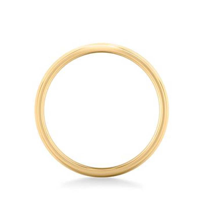 Goldman 5mm European Comfort Fit Band in 14K Yellow Gold