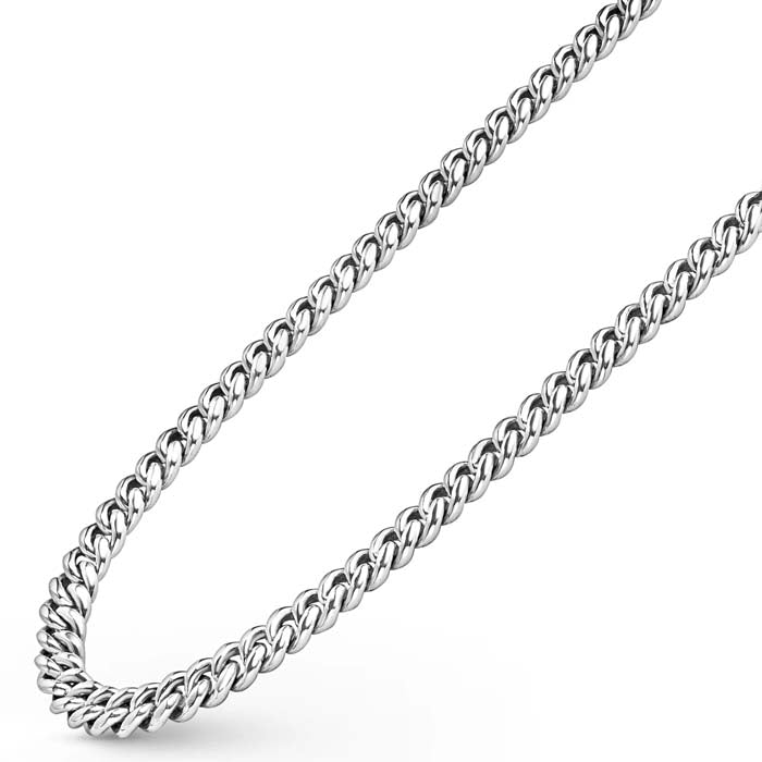 LAGOS 22" Anthem Silver Curb Chain Necklace in Sterling Silver