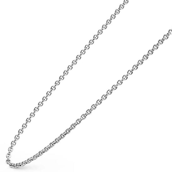 LAGOS Double Cable Link Chain Necklace in Sterling Silver