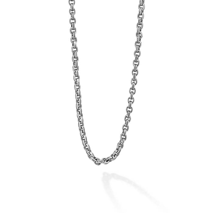 LAGOS Double Link Chain Necklace in Sterling Silver