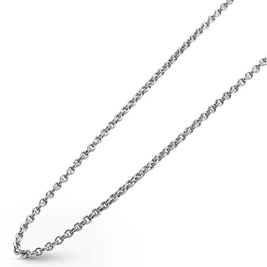 LAGOS Double Link Chain Necklace in Sterling Silver