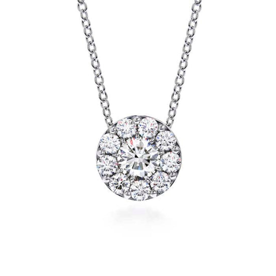 Hearts On Fire 1.0CTW Diamond Fulfillment Round Pendant in 18K White Gold