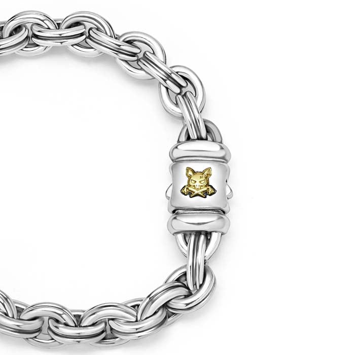 LAGOS Anthem Double Link Bracelet in Sterling Silver