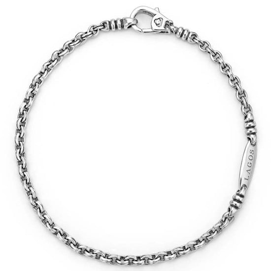 LAGOS Anthem Double Link Chain Bracelet in Sterling Silver