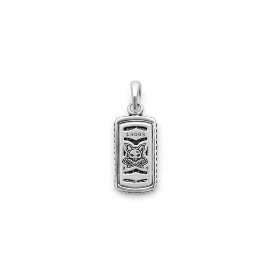 LAGOS Anthem Diamond Tag Amulet in Sterling Silver