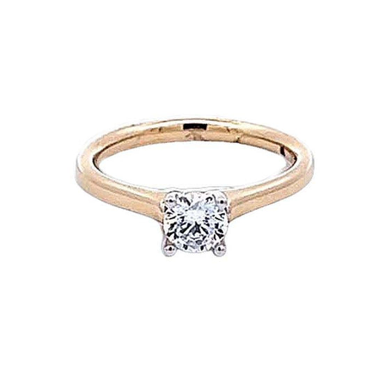 Mountz Collection "Small Smart Solitaire" Mounting in 14K Gold