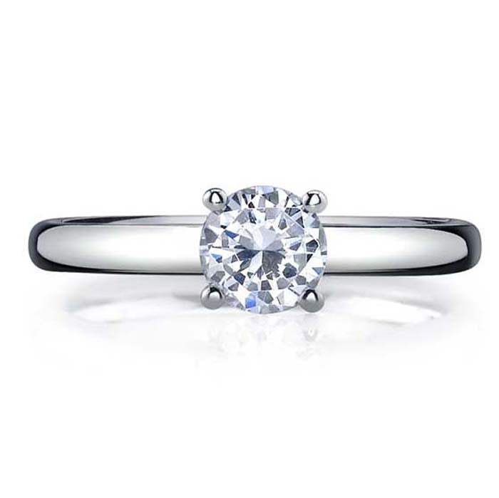 Mountz Collection 1CT Round Solitaire Mounting in Platinum