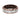 Triton 7MM Faceted Flat Edge Wedding Band in Brown and White Tungsten Carbide