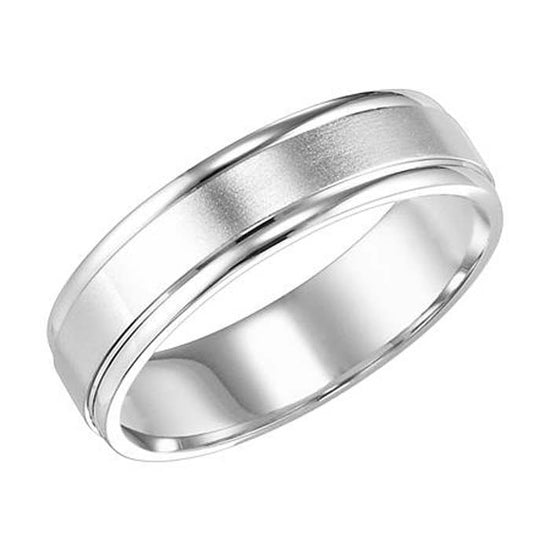 Goldman "Custom Collection" Wedding Band in 14K White Gold