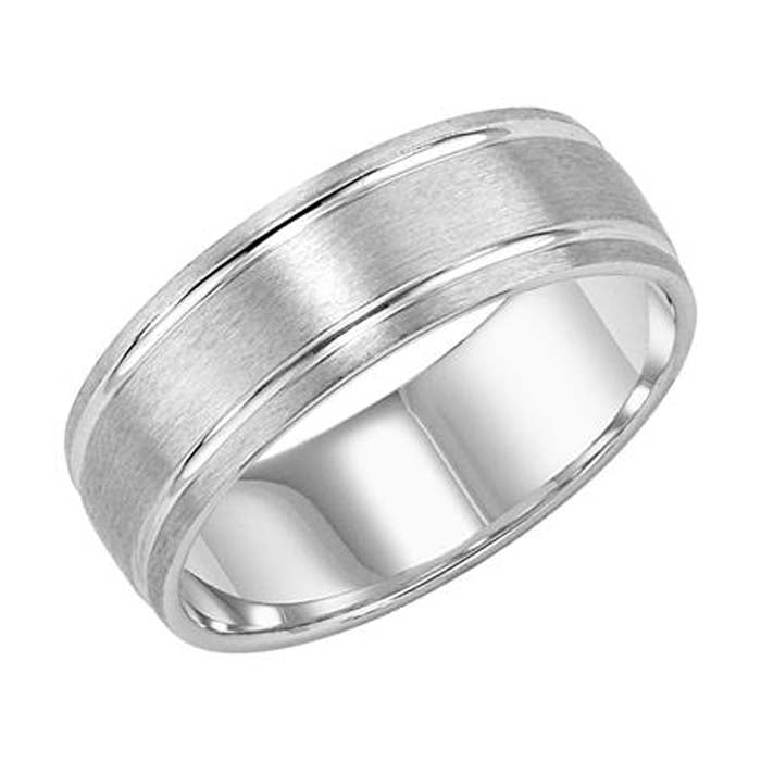 Goldman "Custom Collection" Wedding Band in 14K White Gold