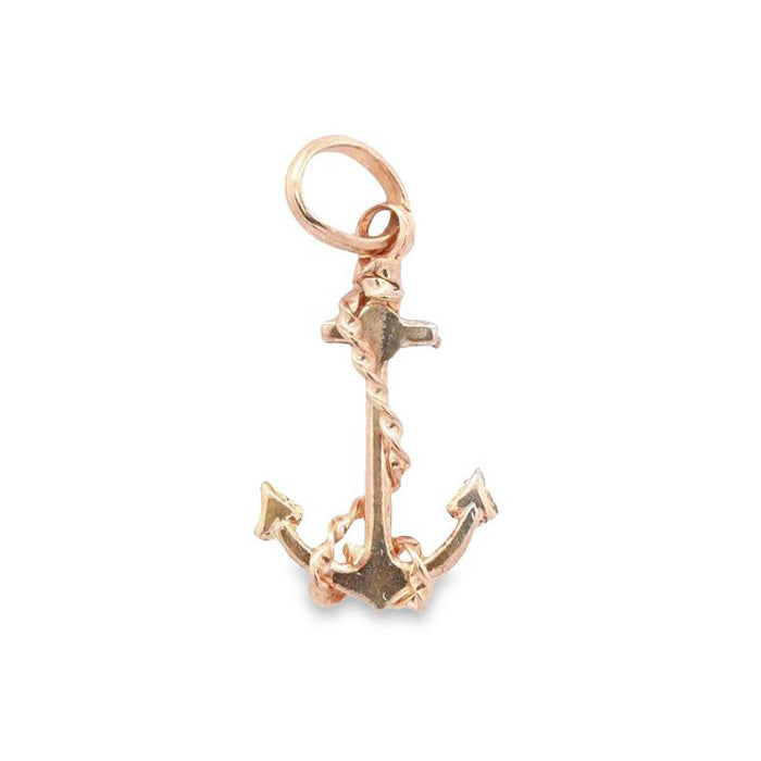 Estate Anchor Charm in 14K Yellow Gold