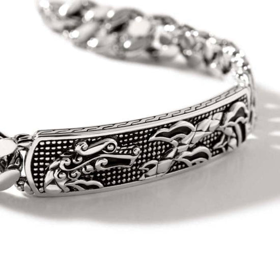 John Hardy Legends Naga ID Bracelet in Sterling Silver