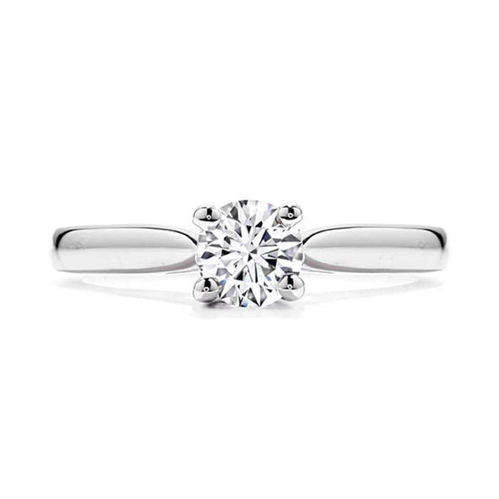 Hearts On Fire .70CT Serenity Diamond Solitaire Complete Engagement Ring in Platinum
