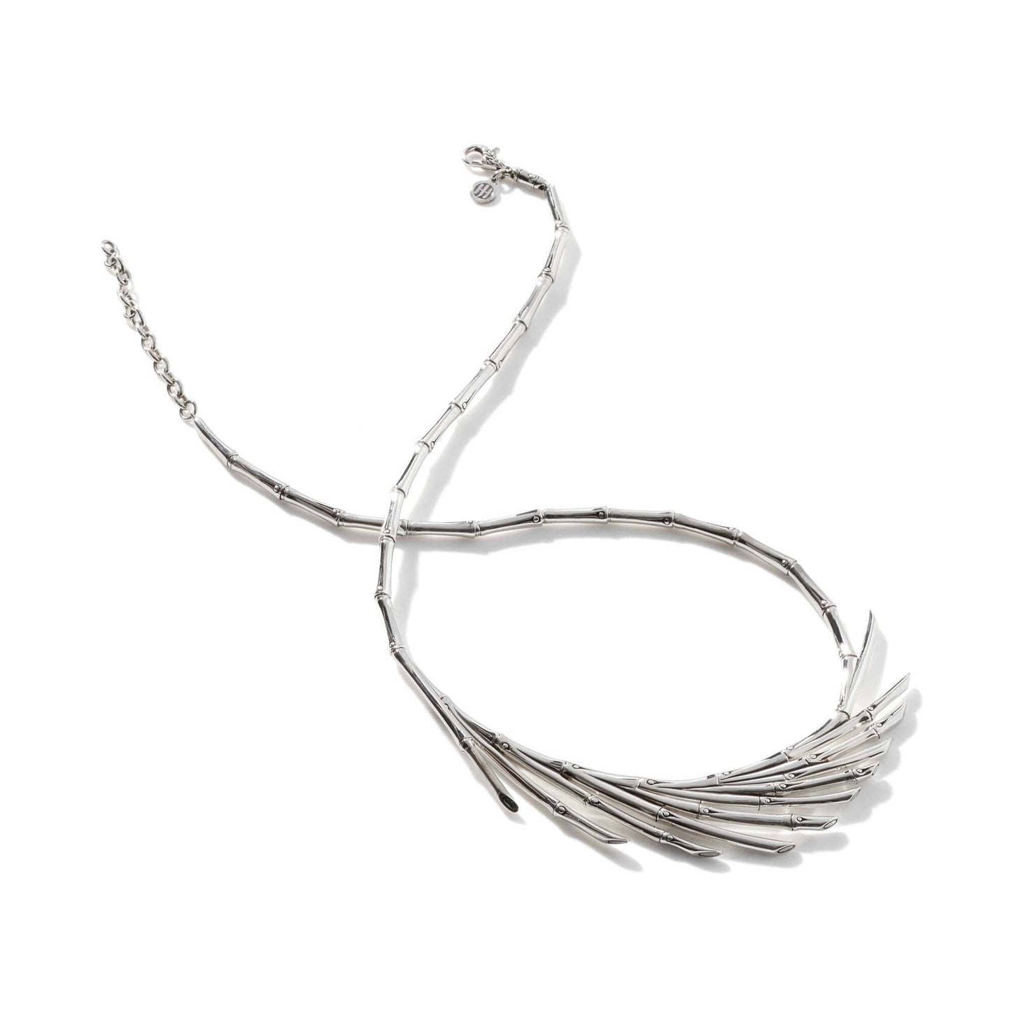 John Hardy Bamboo Fan Necklace in Sterling Silver