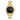 Seiko 40MM Essentials Black Dial Day/Date Watch in Gold-Tone Stainless Steel