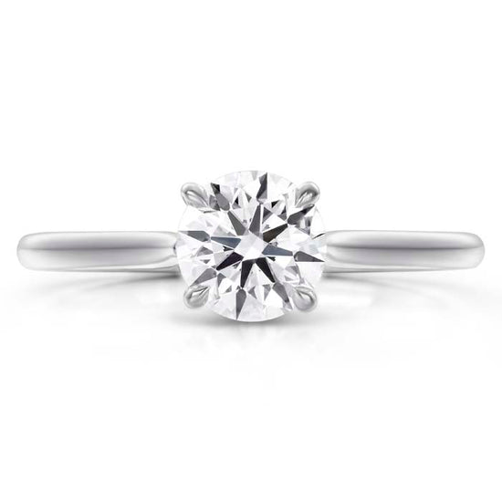 Hearts On Fire .73CT Camilla Six-Prong Solitaire Complete Engagement Ring in Platinum