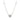 Mountz Collection Diamond Heart Pendant Necklace in 14K White Gold