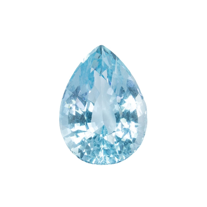 Roger Dery 7.24ct Aquamarine Pear Loose Gemstone