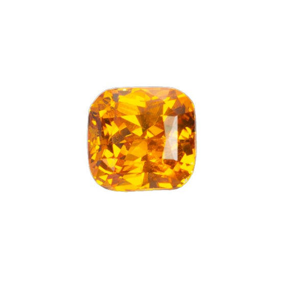 Roger Dery 3.10CT Orange Sapphire Square Cushion Cut Loose Gemstone