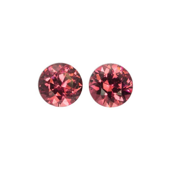 Roger Dery 1.87CTW Rhodolite Garnet Round Matched Pair Loose Gemstones