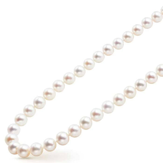 LAGOS 36" Large Pearl Necklace in Sterling Silver and 18K Yellow Gold