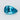 Roger Dery 7.69ct Pear Shaped Blue Zircon Loose Gemstone