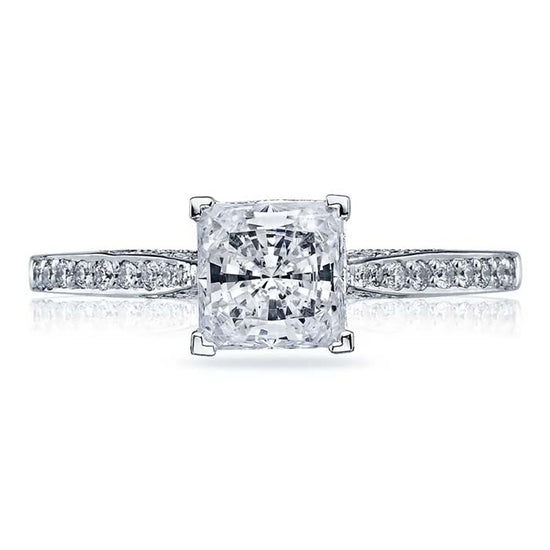 Tacori Dantela Engagement Ring Semi-Mounting in 18K White Gold