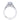 Tacori Simply Tacori Collection 3-Stone Engagement Ring Semi-Mounting in 18K White Gold