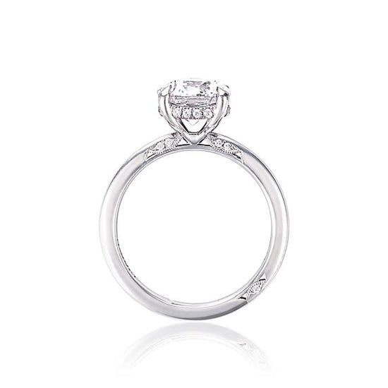 Tacori Round "Simply Tacori" Solitaire Engagement Ring in 18K White Gold