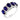 Simon G. 5 Stone Sapphire and Diamond Ring in 18K White Gold