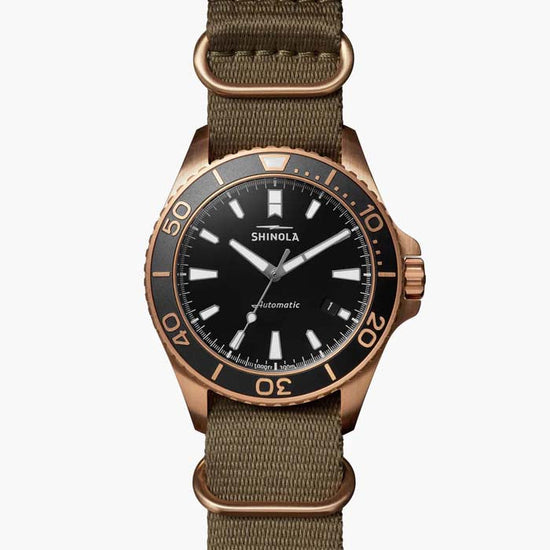 Shinola 43MM Bronze Monster Automatic Watch in Bronze and Stainless Steel