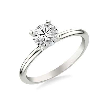 Mountz Collection 1.0CT Classic Solitaire Engagement Ring in 14K White Gold