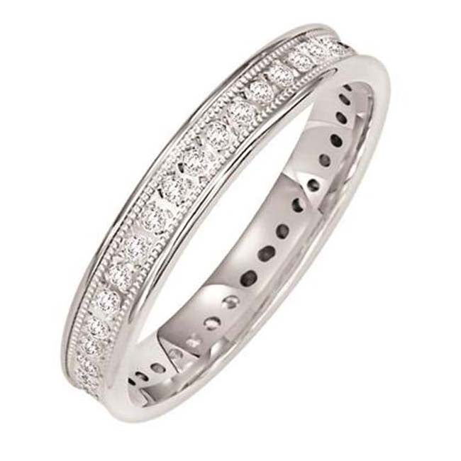 Goldman 1/5CTW Wedding Band in 14K White Gold