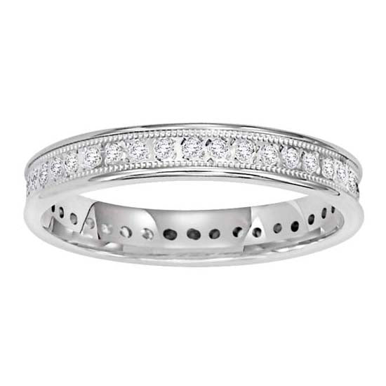 Goldman 1/5CTW Wedding Band in 14K White Gold