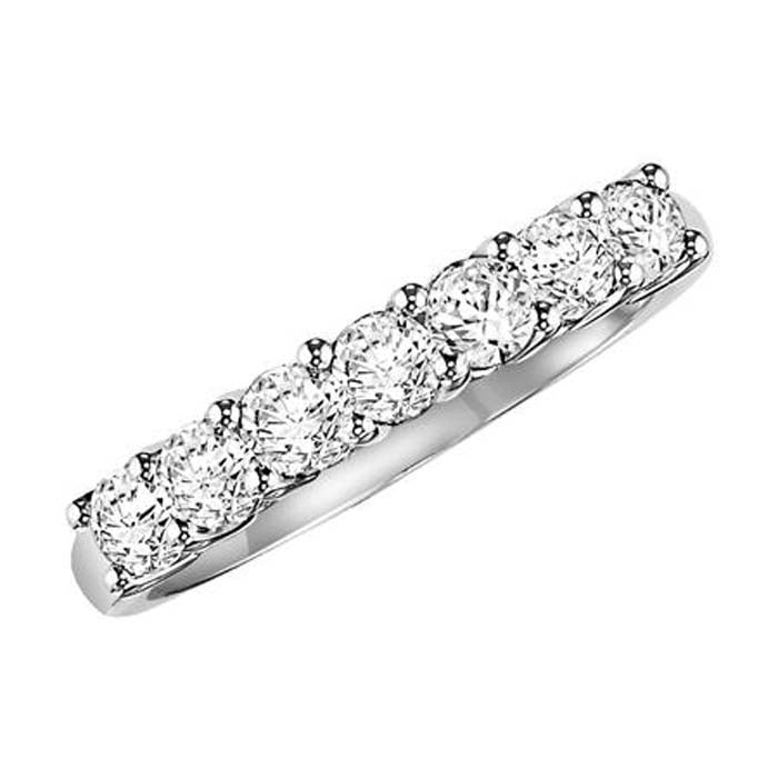 ArtCarved .77TW Diamond Band in 14K White Gold