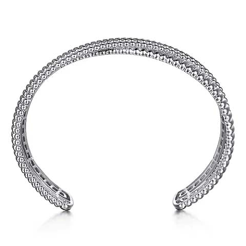 Gabriel & Co. Bujukan Criss-Cross Bangle in Sterling Silver