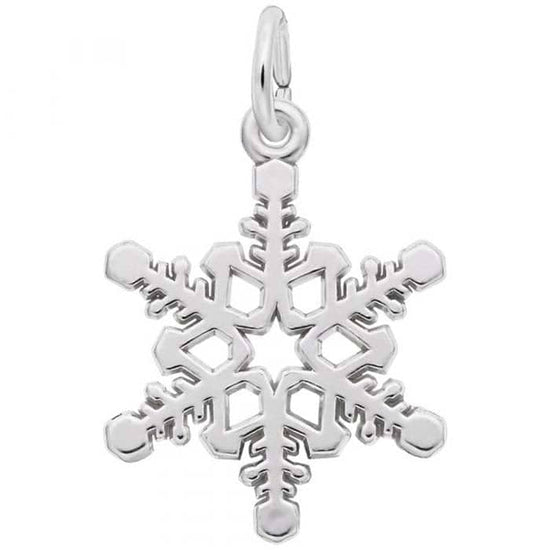 Rembrandt Snowflake Charm in Sterling Silver