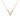 Charles Krypell Diamond Double V Pendant Necklace in 18K Yellow Gold