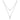Gabriel & Co. Bujukan White Sapphire Chevron Necklace in Sterling Silver